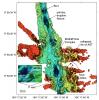 Composite bathymetry map of P-vent area EPR (2004)