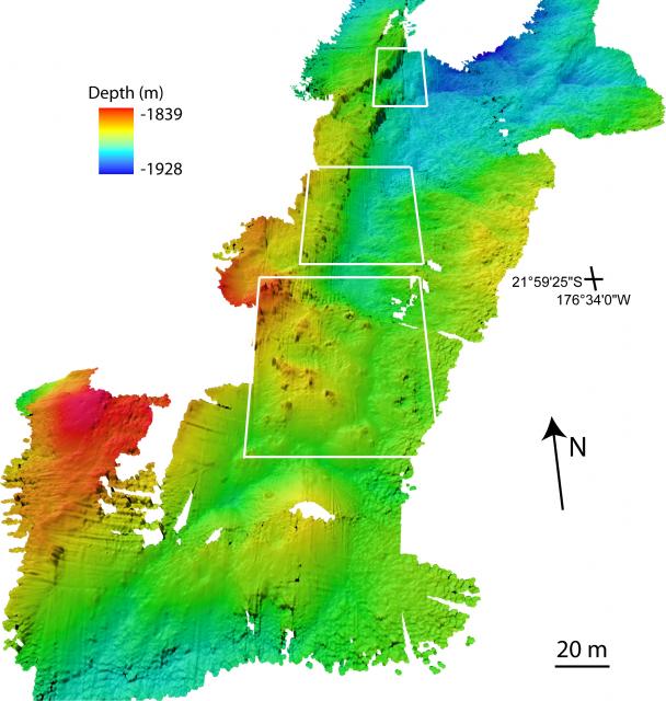 Ultra-high resolution map of Tui Malila Vent Field (2008)