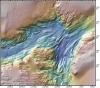 Ocean floor  map of iceberg gouges, Ross Sea (2008)